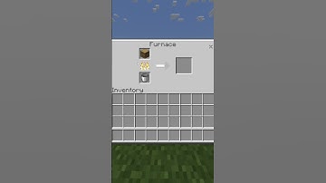 How To Get Charcoal With Smelting In Minecraft #Shorts