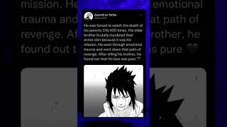 Did Sasuke Have A Sad Childhood?