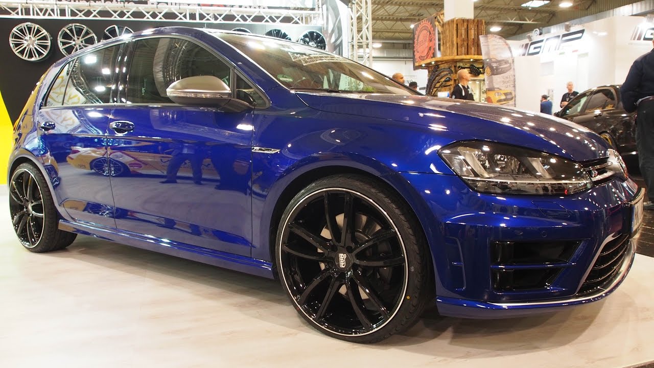Volkswagen Golf 7R Blue with Tuning Rims MAM - YouTube