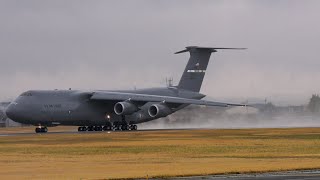 アメリカ空軍大型輸送機 カリフォルニア州トラヴィス基地C-5