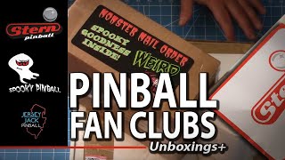 Pinball Fan Clubs - UNBOXING (STERN, SPOOKY and a random Jersey Jack!)