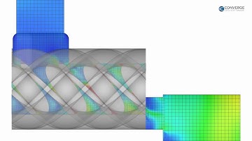 Screw Compressor Simulation with CONVERGE