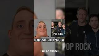 Genres of rock/metal Mr. Incredible Canny