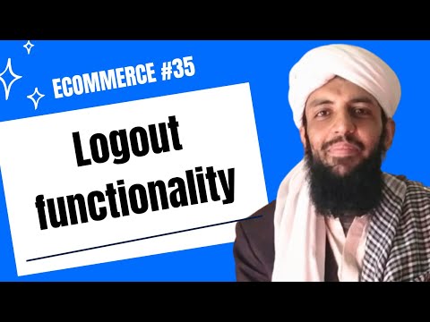 eCommerce Website | Part 35 | Making a logout functionality & deleting the token