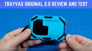 Trayvax Original 2.0 Wallet Review & Rock Tumbler Test