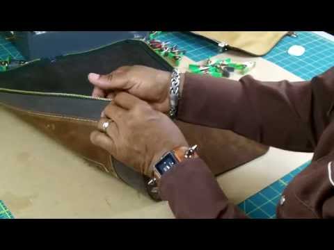 How To Make A Leather Drum Stick Bag 