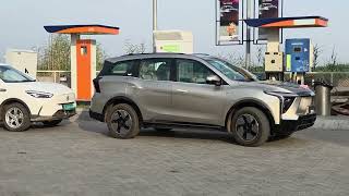 Mahindra Xev9s real range test jaipur to Chandausi #delhimumbaiexpresway 470 KM RoadFirst Long Drive