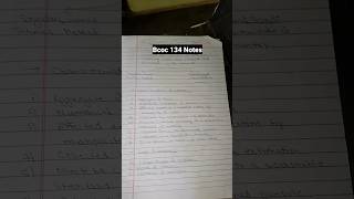 Bcoc 134 Notes Business Statistics and Mathematics....#shorts #education #ignou #notes #bcoc
