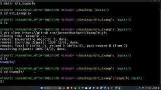 Creating Git Repository Remotely and cloning into local repository to commit changes