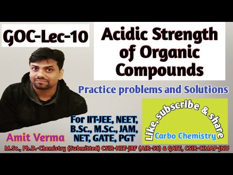 Acidic Strength/Acidity of