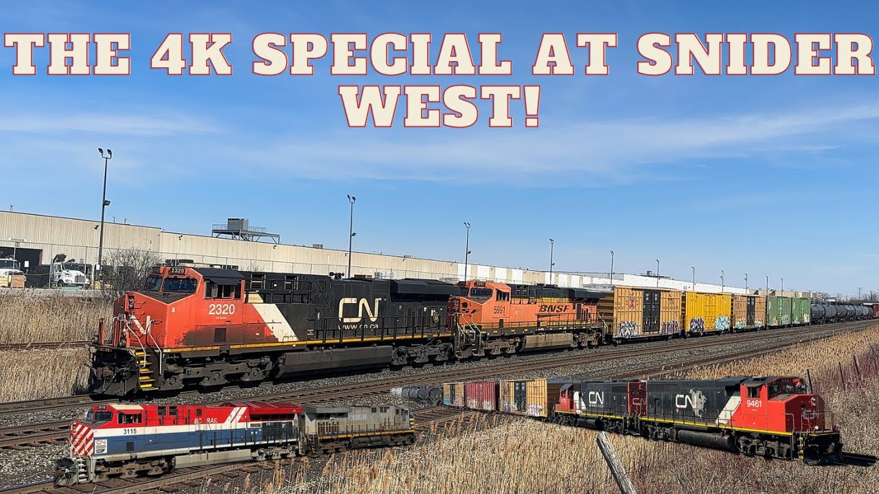 (More Than I Bargained For) The 4000 Subscribers Railfan Special At Snider West in Concord