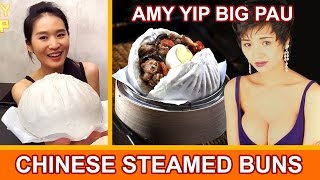 AMY YIP PAU - CHINESE STEAMED BUNS (Eating Show - Mukbang) Peggie Eats S02E09