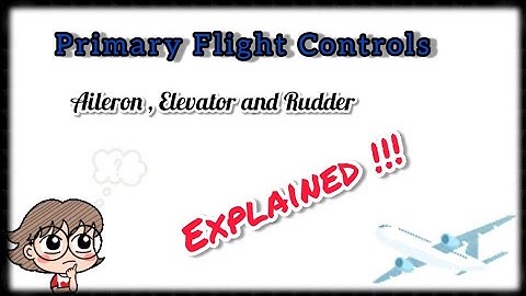 Primary flight Controls explained