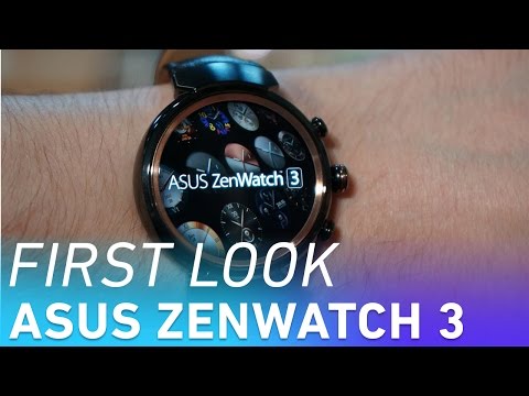 Asus ZenWatch 3 first look