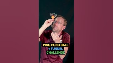 Pingpongbal en trechter #challenge door #DrDawson #shorts #pingpong