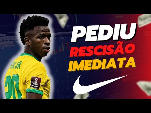 VINI JR TENTA ROMPER CONTRATO COM A NIKE