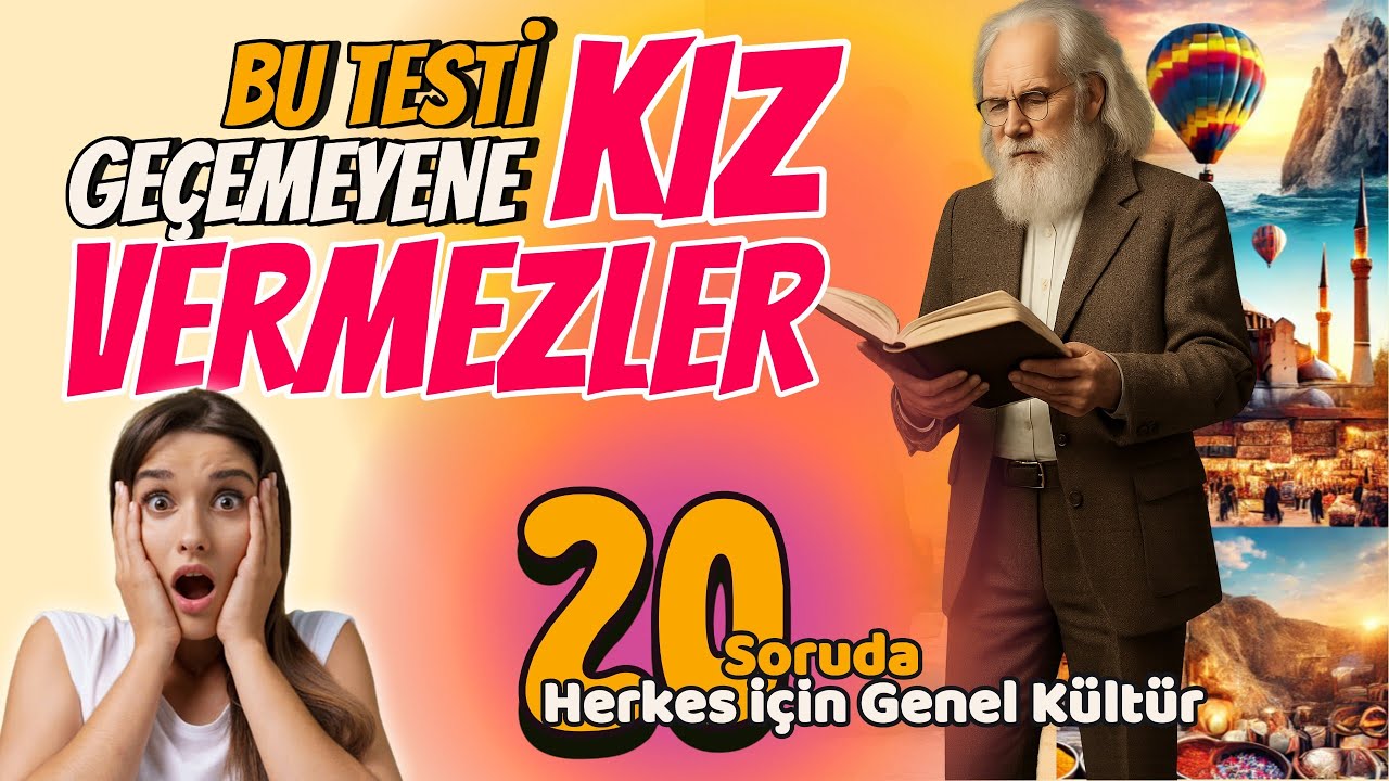 Türkiye Hakkında 20 Soruluk Zorlu Genel Kültür Testi | Sanat, Tarih, Spor, Coğrafya ve Daha Fazlası!