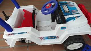 Mobil Aki Anak Jeep Ban Karet 12 Volt Double Big Dinamo (Mobil Aki Murah)