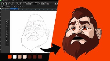 Criando um desenho do zero no CorelDraw usando Sombra e luz   // CORELSNAKE