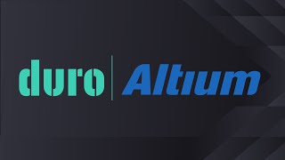 Altium to Duro Integration | Publishing a Release