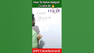 How To Solve integration of xSinx by integrating by part 🔥 Integrals of xSinx #maths #integral