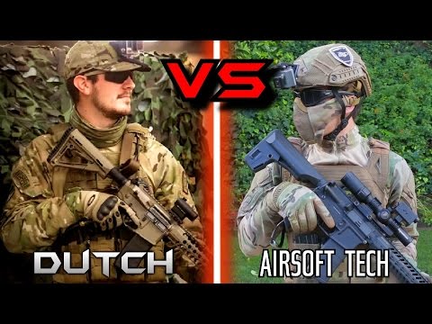 AIRSOFT 1v1 - Holandês O Hooligan vs. AirsoftTech23 !! - 동영상