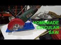 Homemade circular saw from angle grinder / Pilarka tarczowa ze szlifierki kątowej