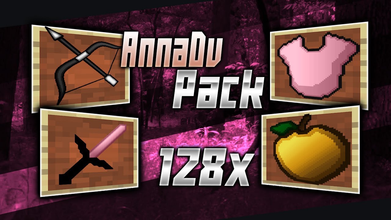 mcpe-texture-pack-annadv-pack-128x-mcpe-1-14-youtube