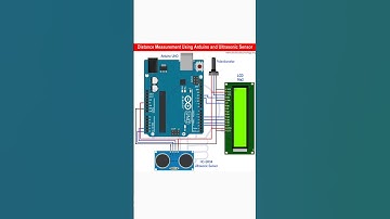 distance measurement using Arduino UNO and ultrasonic sensor #shorts #youtubeshorts #using