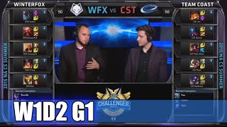 Winterfox vs Coast | S5 NA CS Summer 2015 Week 1 Day 2 | WFX vs CST W1D2