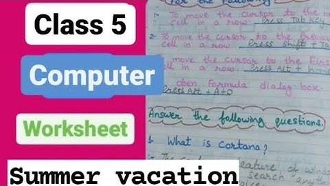 class 5 computer worksheet/computer worksheet for class 5/@englishworksheet
