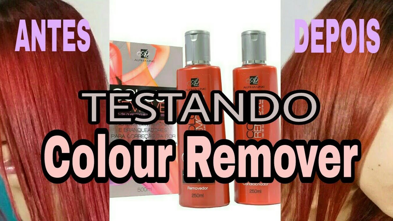 COLOUR REMOVER: Removedor de Coloração, 2°Vídeo da Saga Tirando Vermelho do Cabelo