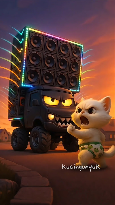 Sound horeg ketemu kucing lucu #kartunkucing