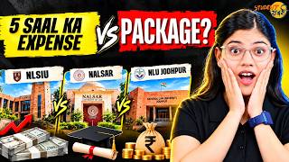 NLSIU vs NALSAR vs NLU Jodhpur: 5-Year Fees & Placement Packages Compared #nlu #law