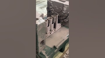 Low pressure casting engine block#shorts