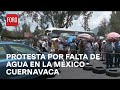 Vecinos bloquean la autopista México-Cuernavaca por falta de Agua - Paralelo 23