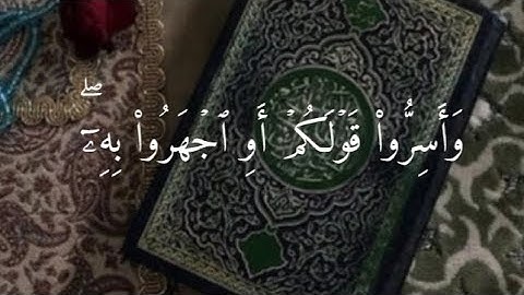 ﴿وَأَسِرُّواْ قَوۡلَكُمۡ أَوِ ٱجۡهَرُواْ﴾🍁أجمل حالات واتس اب قرآن كريم🍁القارئ سعد الغامدي🍁سورة الملك