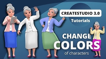 CreateStudio: Color Change of Characters (Tutorial)