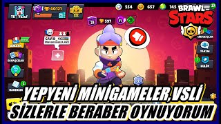 SİZLERLE VS ATIYORUM - MİNİGAME OYNUYORUZ ! Brawl Stars