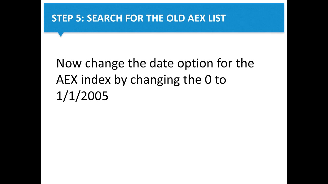 Factset Indexlists Youtube