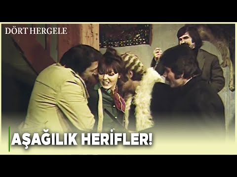 Dört Hergele Türk Filmi | Haydutlar, İrfan'ın Karısını Sıkıştırıyor