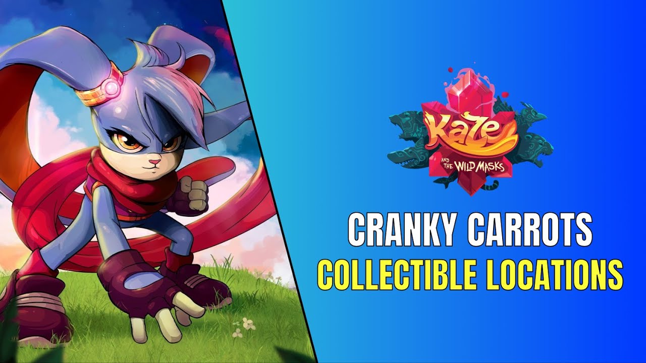 Kaze and the Wild Masks Cranky Carrots All Collectible Locations YouTube