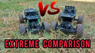 HB Rock Crawler VS Metal Rock Crawler|rc rock crawler extreme comparison