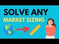 Answer Market Sizing Questions with Ease