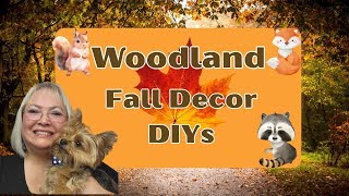 WOODLAND FALL DECOR DIYS/ JUST OUR IMAGINATION CHALLENGE @RusticLaceDIY