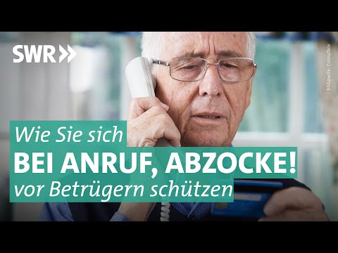 Schock-Anrufe von Betrügern – wie kann man sich schützen?  | Marktcheck SWR