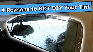 4 Reasons to NOT Tint Your Car Yourself