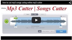 how to cut mp3 songs using online mp3 cutter  - Durasi: 0:57. 