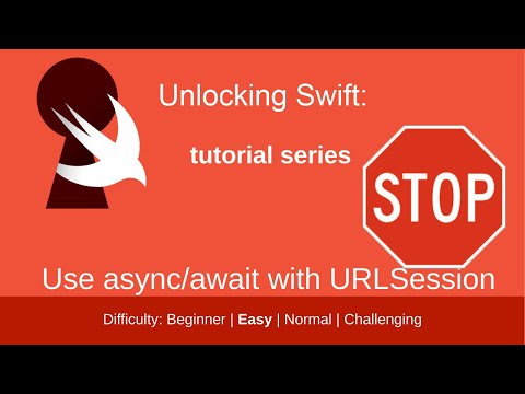 Use async/await with URLSession