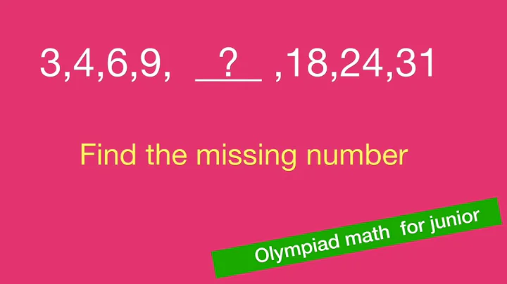 Mathematics grade 2 . find the missing number . Olympiad math . get the number pattern, step by step